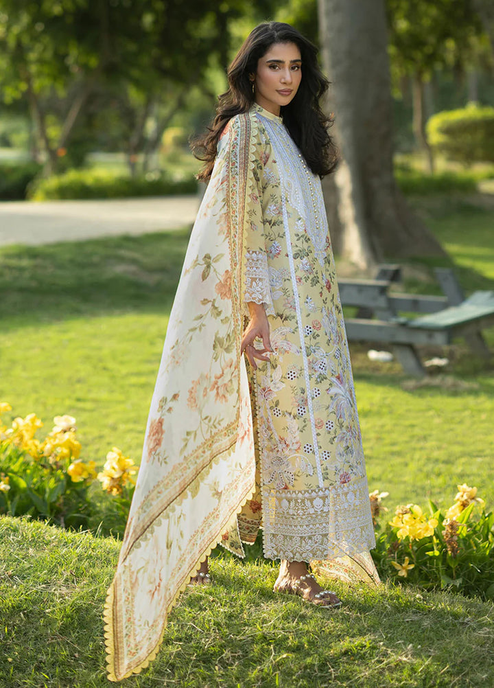 Zainab Chottani Unstitched Embroidered Lawn 3 Piece Suit ZC26ULE Dune 12 - Eid Collection
