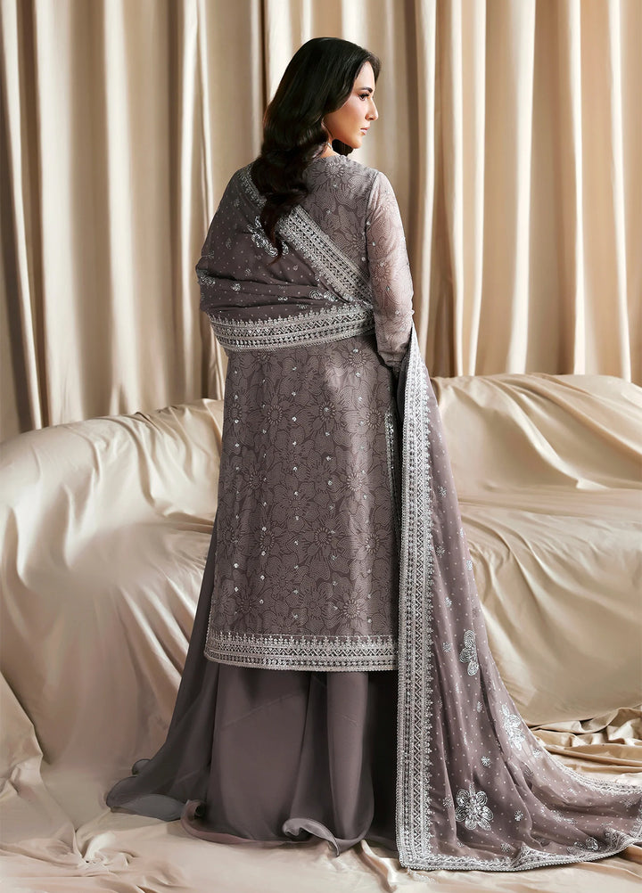 Sirayya by Zarif Unstitched Embroidered Chiffon 3 Piece Suit ZR26US Sitara 05 - Wedding Collection