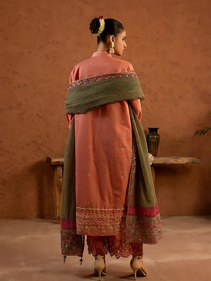 Salitex Women Embroidered Cotton 3 Piece Suit SPL3PELP050 - Summer Collection