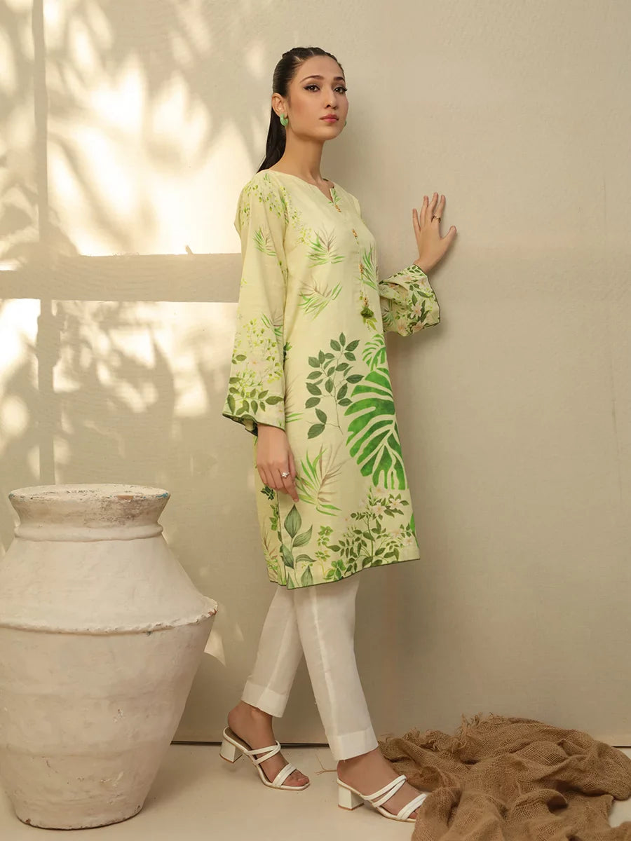 Salitex Women Printed Khaddar 1 Piece Shirt CP-W22-C-008 - Winter Collection