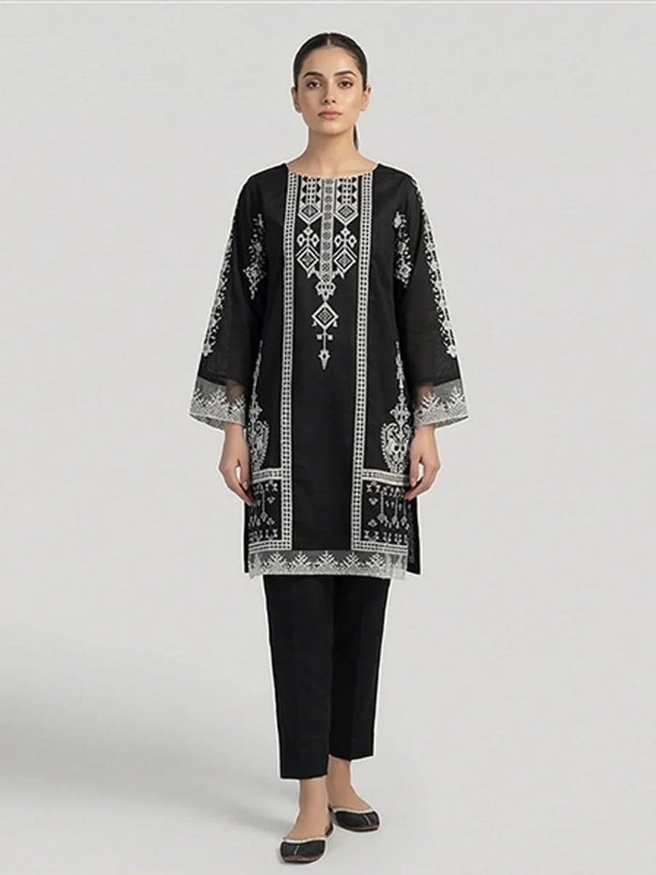 Salitex Women Embroidered Cambric 2 Piece Suit PML2PEC241 - Summer Collection