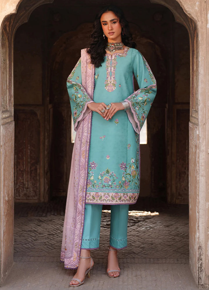 Suroor by Bin Ilyas RTW Embroidered Jacquard Lawn 3 Piece Suit BI26PSL 247A - Festive Collection