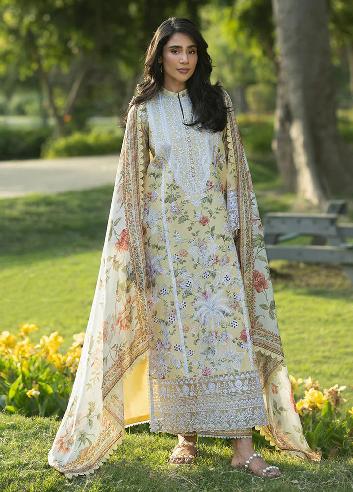 Zainab Chottani Unstitched Embroidered Lawn 3 Piece Suit ZC26ULE Dune 12 - Eid Collection