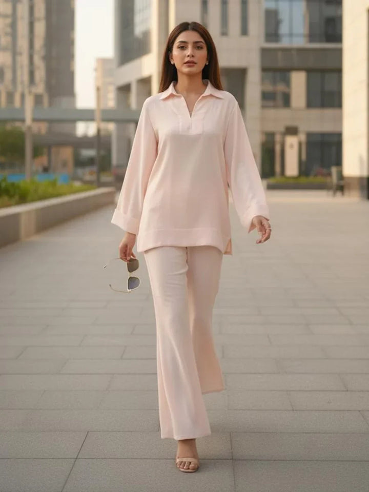 Salitex Women Embroidered Textured 2 Piece Suit WP7L2PBC325 - Summer Collection