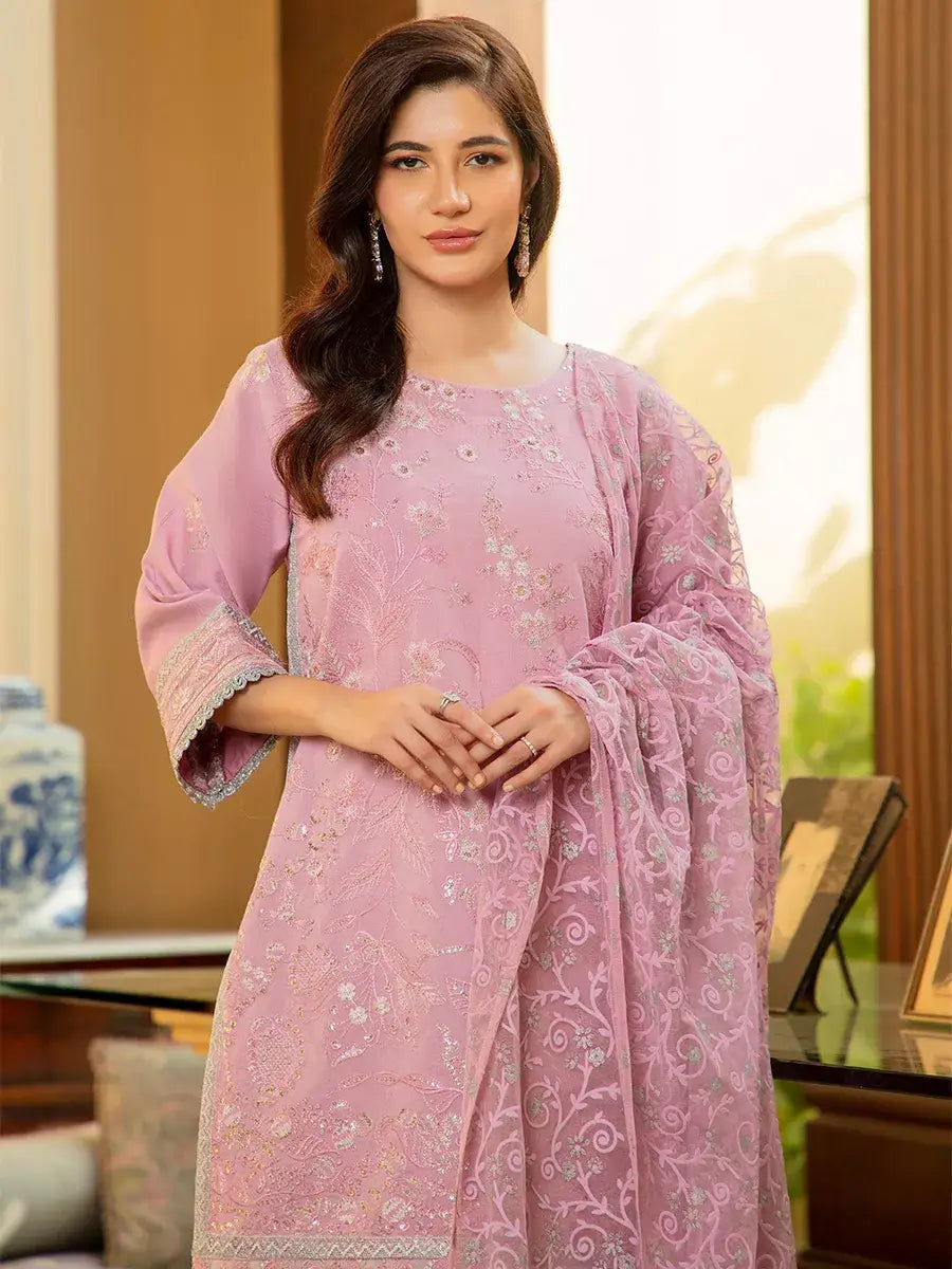 Jashn e Noor by Salitex Unstitched Embroidered 3 Piece Paper Cotton SUNW7NO093 - Summer Collection