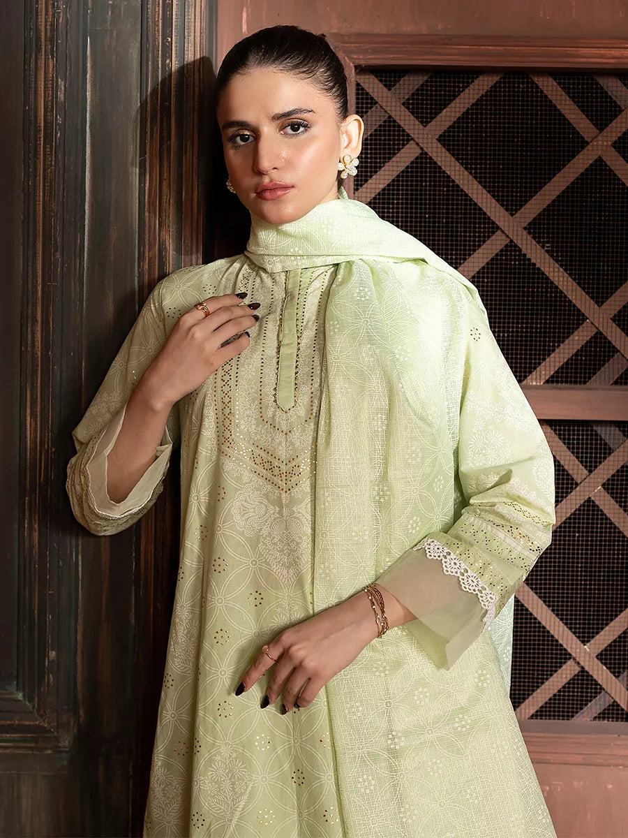 Salitex Women Printed Cambric 3 Piece Suit SPL3PEC081 - Summer Collection