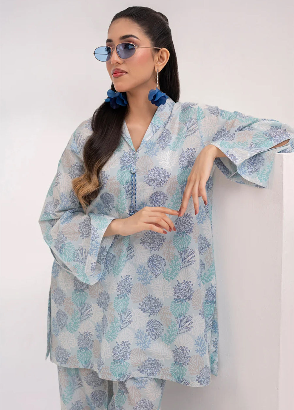 The Print Story by Shamooz RTW Printed Lawn 2 Piece Suit SHM26PL Graceful I-L-010 - Casual Collection