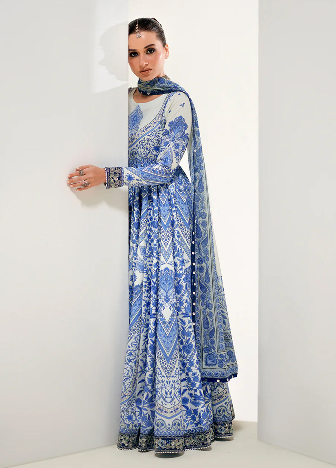 Amour by Bin Ilyas Unstitched Embroidered Lawn 3 Piece Suit BI26ULA 188A - Festive Collection
