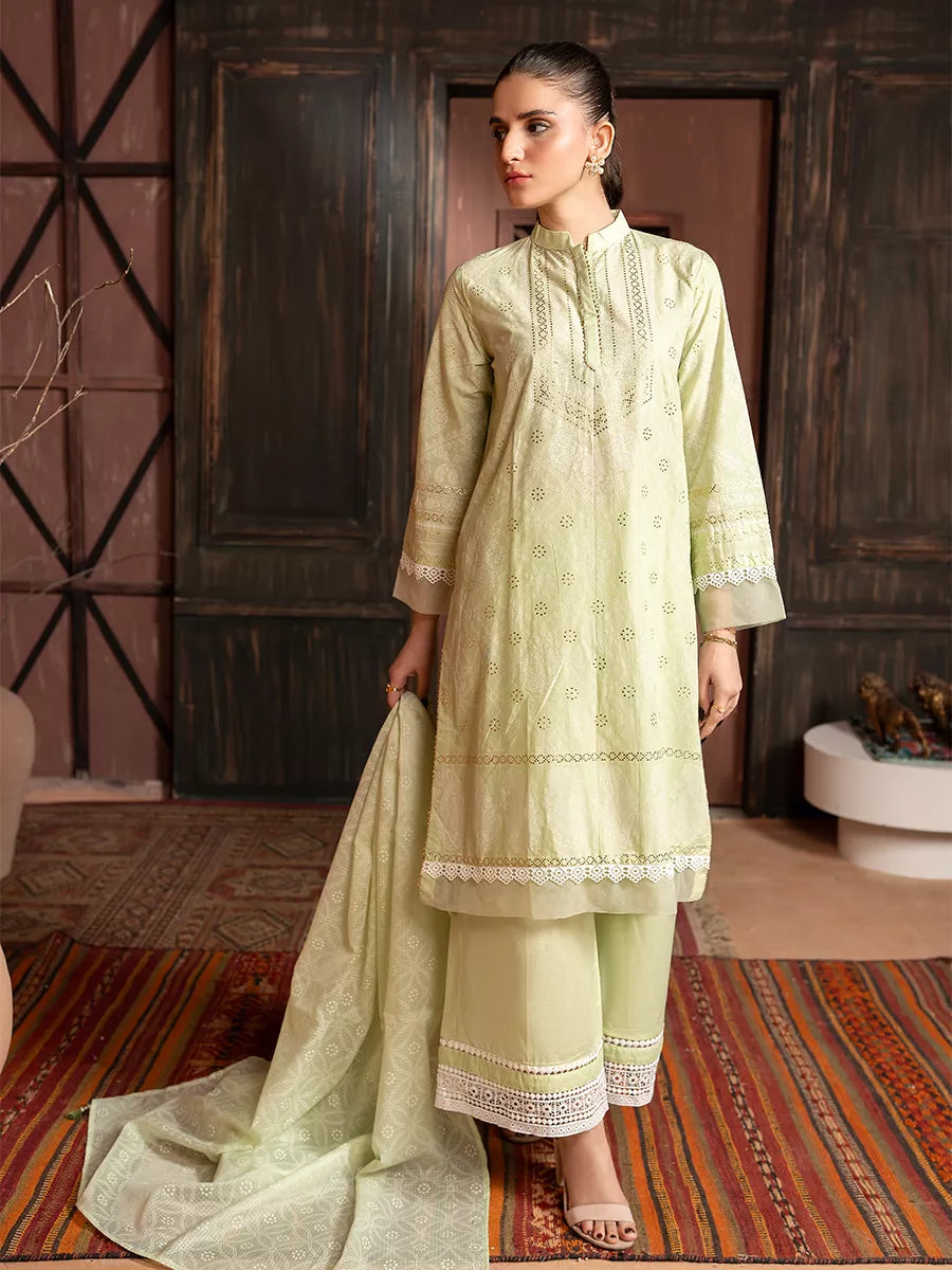 Salitex Women Printed Cambric 3 Piece Suit SPL3PEC081 - Summer Collection