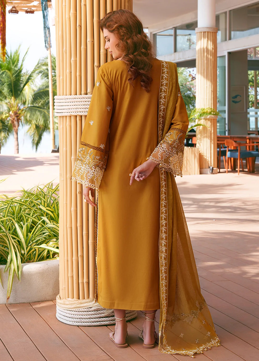 Summer Wine by Izel Unstitched Embroidered Lawn 3 Piece Suit AYLIN - Eid Collection