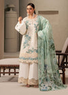 E-Craft by Elaf Unstitched Embroidered Lawn 3 Piece Suit EHC-1A Vanilla - Casual Collection