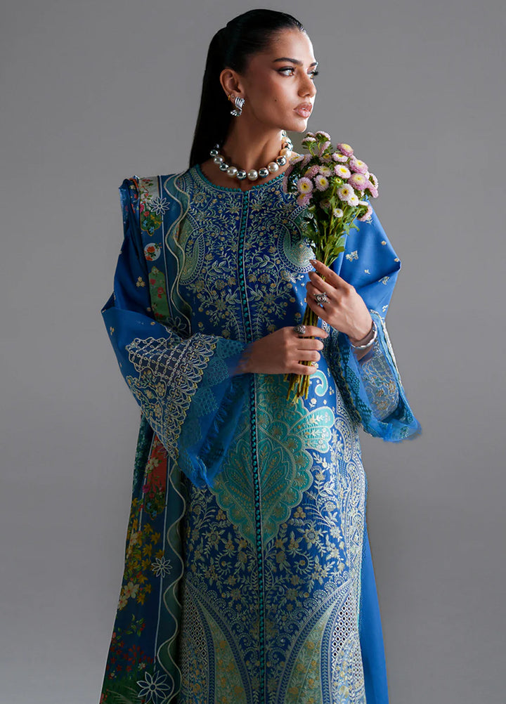 Amour by Bin Ilyas Unstitched Embroidered Lawn 3 Piece Suit BI26ULA 187A - Festive Collection