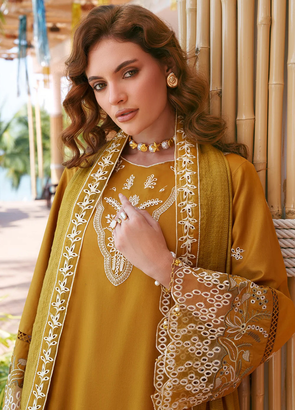 Summer Wine by Izel Unstitched Embroidered Lawn 3 Piece Suit AYLIN - Eid Collection