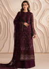 Lamisah by Lavish Premium Unstitched Embroidered Chiffon 3 Piece Suit LVP26UCL Crimson Bloom - Festive Collection
