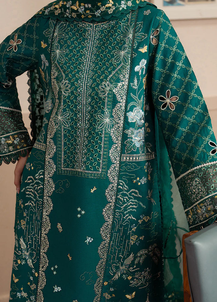 Brewed by Ayzel Unstitched Embroidered Lawn 3 Piece Suit AAF26UBL Roast ZWU-0145-3PO - Festive Collection