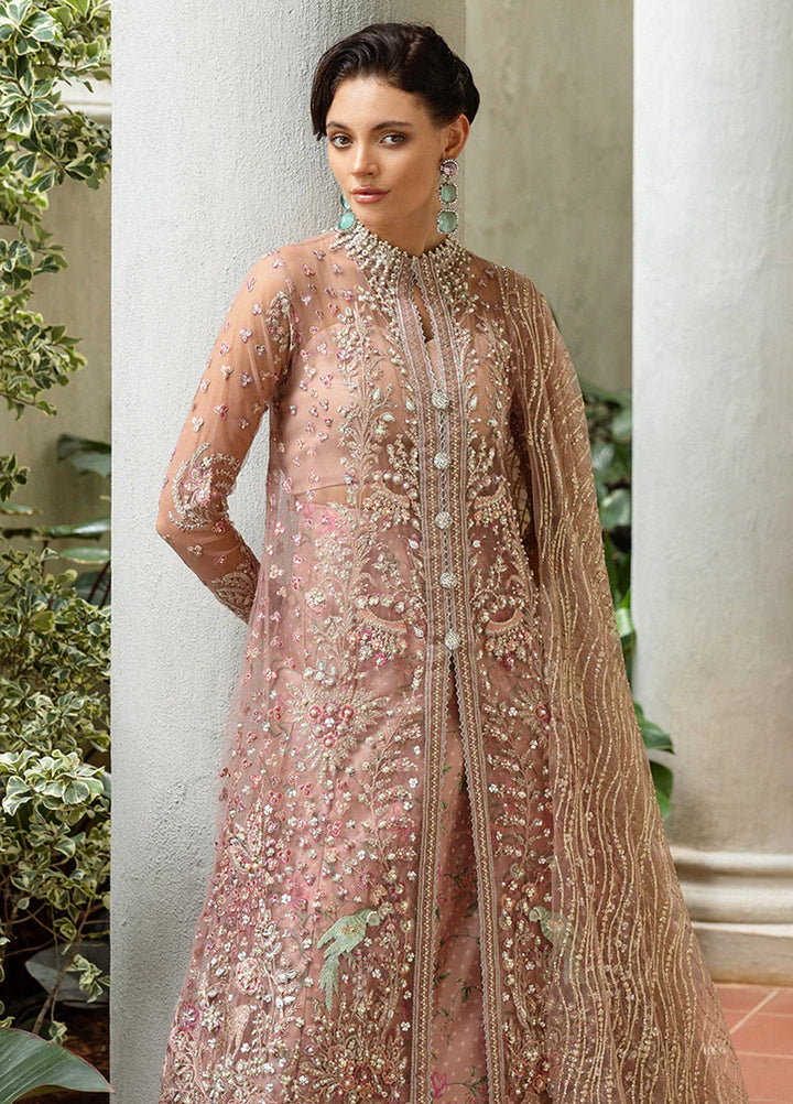 Inception by Mushq Embroidered Net Suits Unstitched 4 Piece MQ25IW D-01 Before Sunrise - Wedding Collection