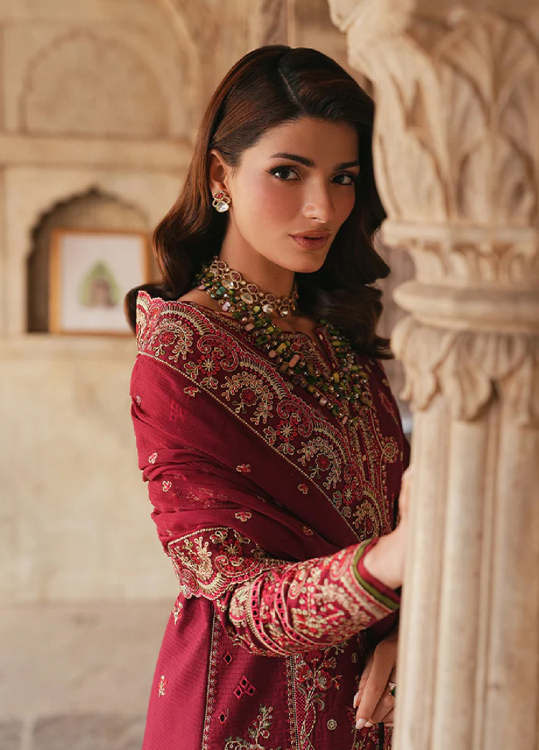 Gulaal Unstitched Embroidered Luxury Lawn 3 Piece Suit GL26USL MIREVRA LL-15 - Festive Collection