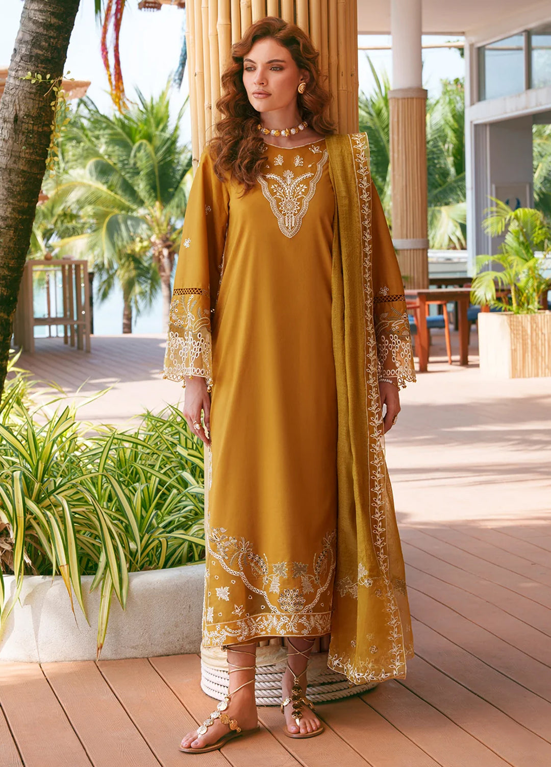 Summer Wine by Izel Unstitched Embroidered Lawn 3 Piece Suit AMAYAH - Eid Collection