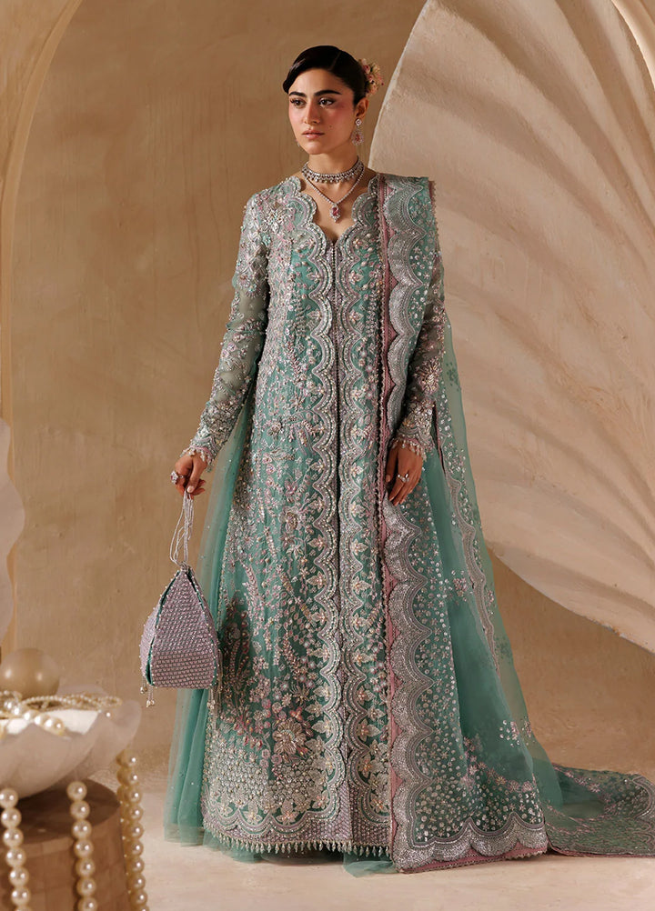 Sardinia Brides Unstitched Hand work Organza 3 Piece Suit SR26UB Juliet 1801 - Wedding Collection