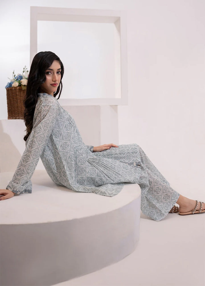 The Print Story by Shamooz RTW Printed Lawn 2 Piece Suit SHM26PL Graceful I-L-010 - Casual Collection