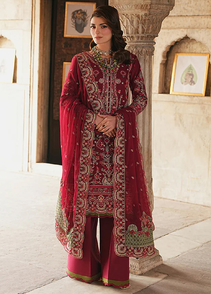 Gulaal Unstitched Embroidered Luxury Lawn 3 Piece Suit GL26USL MIREVRA LL-15 - Festive Collection