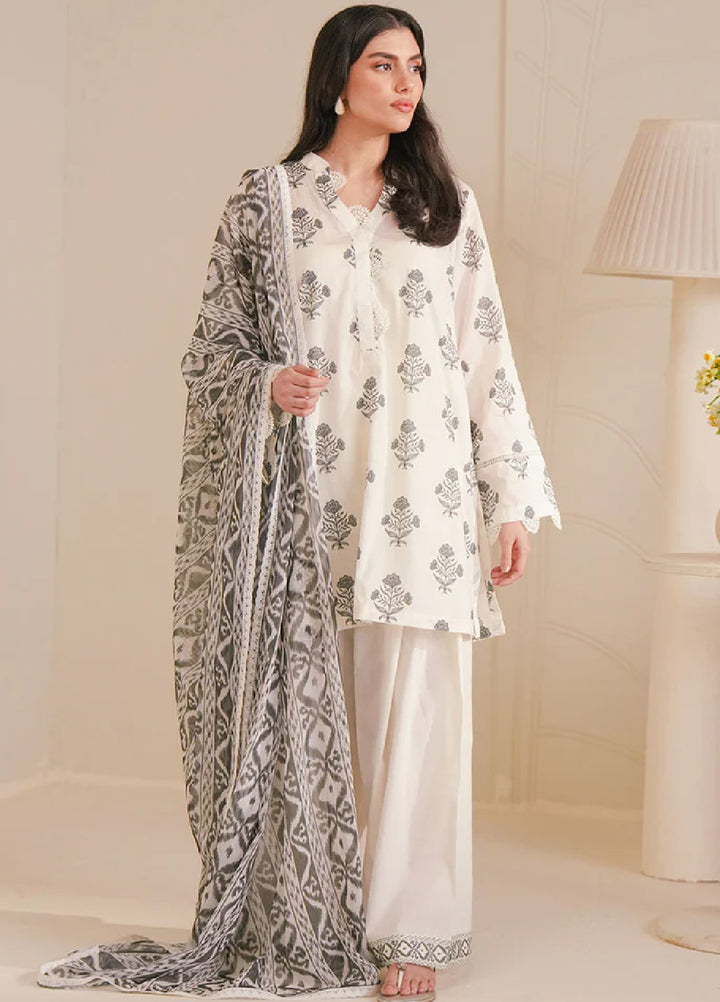 Cross Stitch Unstitched Lawn Printed Lawn 3 Piece Suit CS26UD D-7 Ikat Essence - Summer Collection