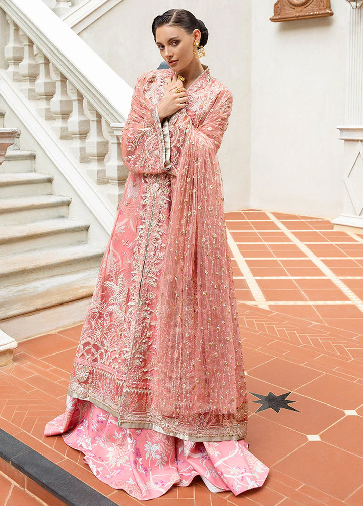 Inception by Mushq Embroidered Net Suits Unstitched 4 Piece MQ25IW D-06 Wings Of Desire - Wedding Collection