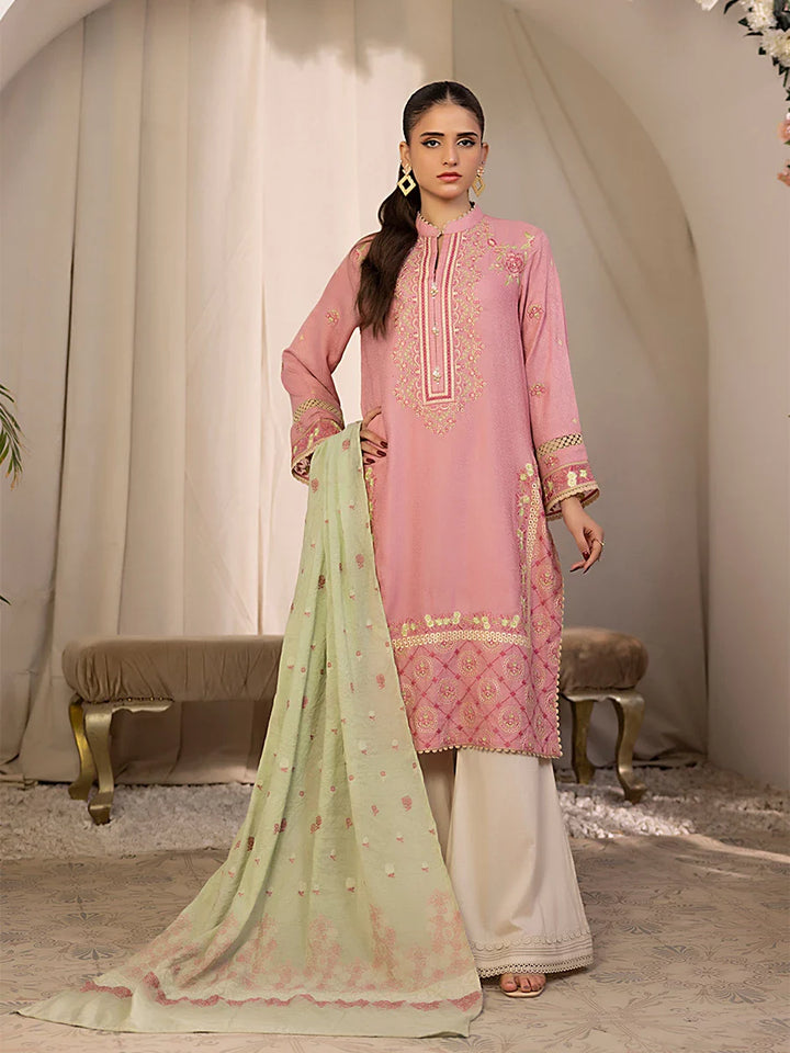 Salitex Women Embroidered Jacquard 2 Piece Suit SPL2PEC035 - Summer Collection