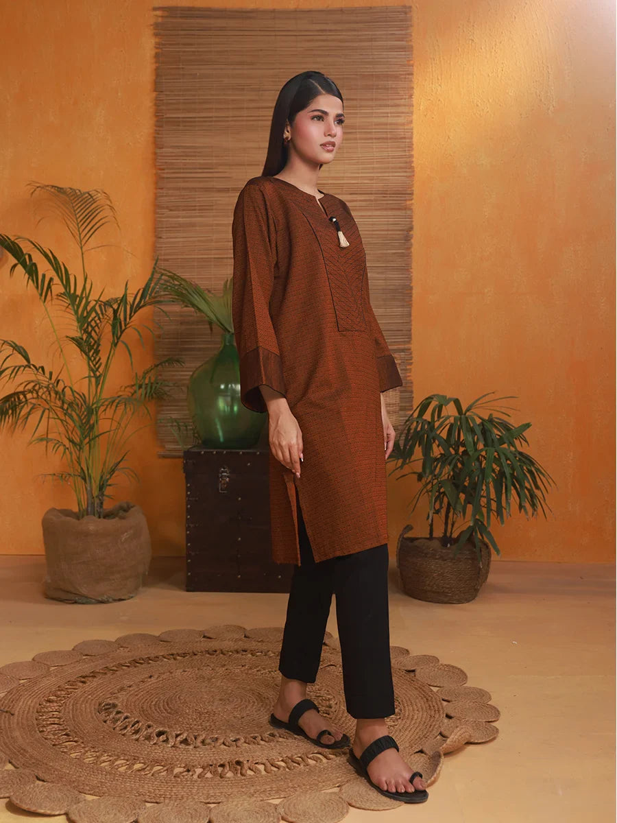 Salitex Women Solids Yarn Dyed 1 Piece Shirt WRTKBA24AL219 - Winter Collection