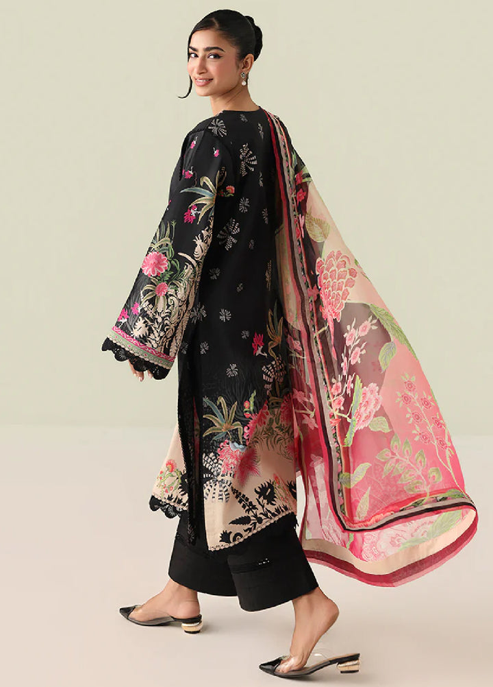 Rosette by Roheenaz Unstitched Lawn Embroidered 3 Piece Suit RNZ26UR Radiant Noon-1A - Summer Collection