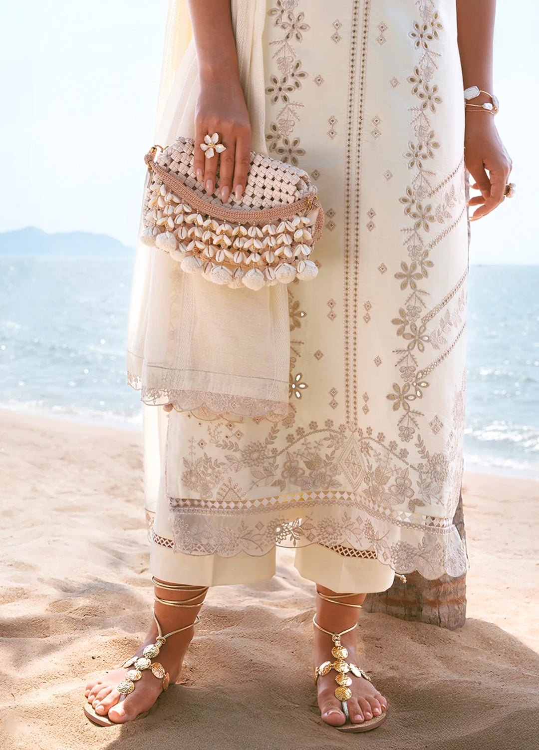 Summer Wine by Izel Unstitched Embroidered Lawn 3 Piece Suit ALYANA - Eid Collection
