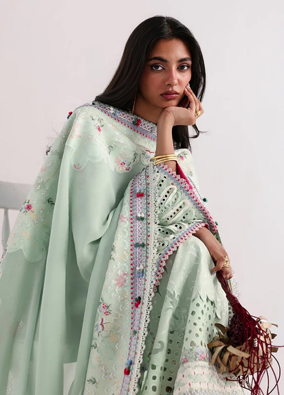 Suffuse Unstitched Embroidered Lawn 3 Piece Suit SSY26ULE Seroli - Eid Collection