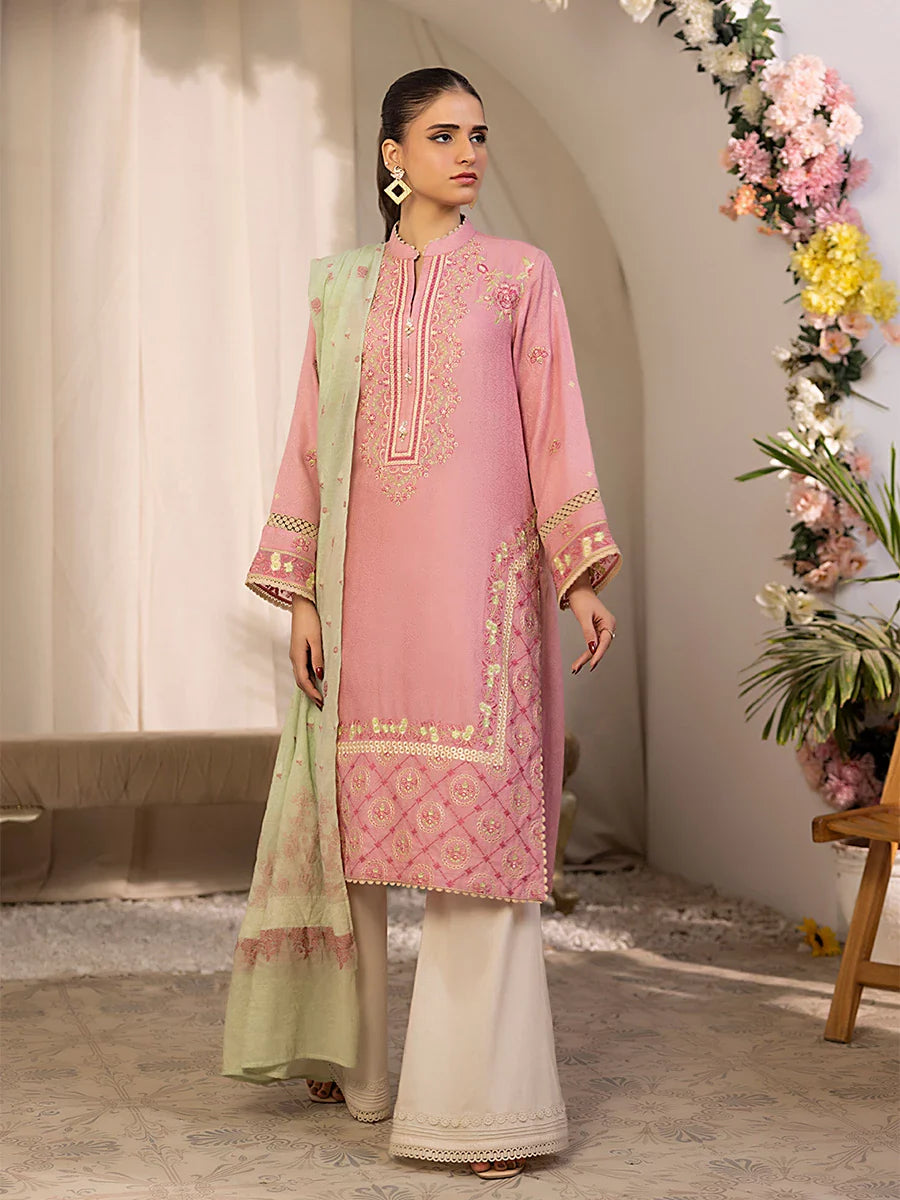 Salitex Women Embroidered Jacquard 2 Piece Suit SPL2PEC035 - Summer Collection