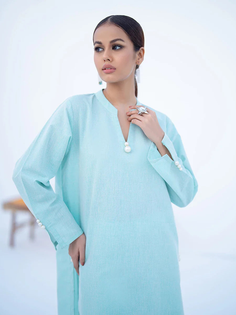 Salitex Women Solids Khaddar 2 Piece Suit SPW6BS129 - Winter Collection