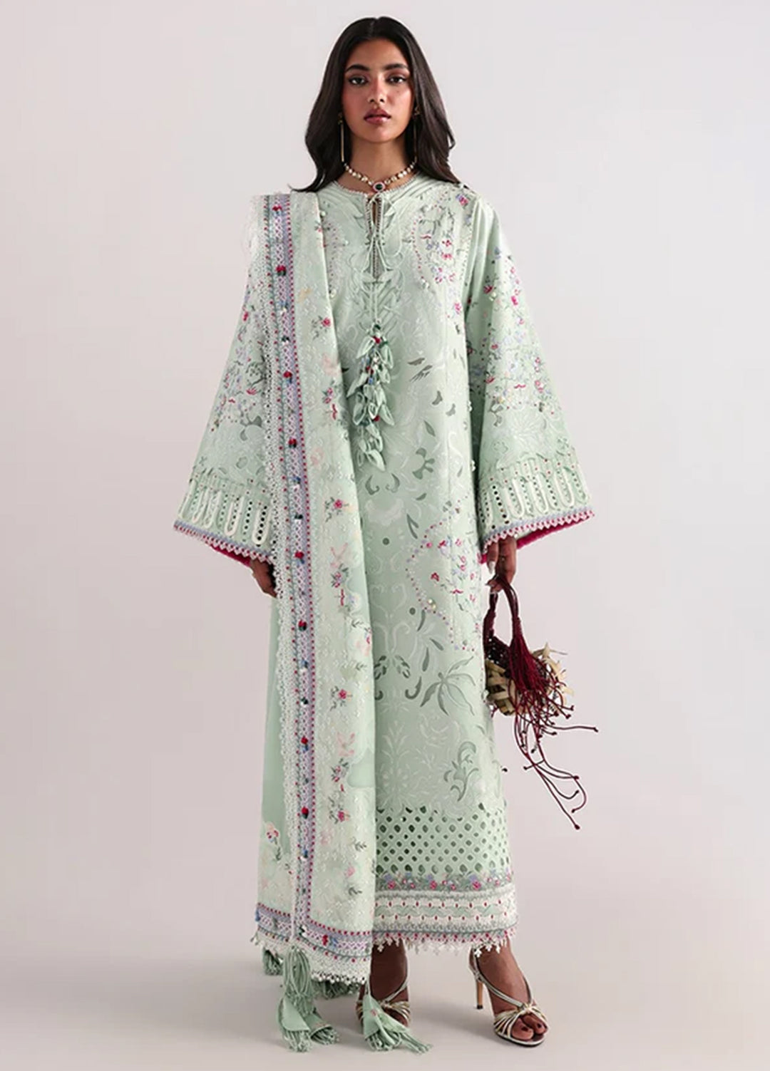 Suffuse Unstitched Embroidered Lawn 3 Piece Suit SSY26ULE Seroli - Eid Collection