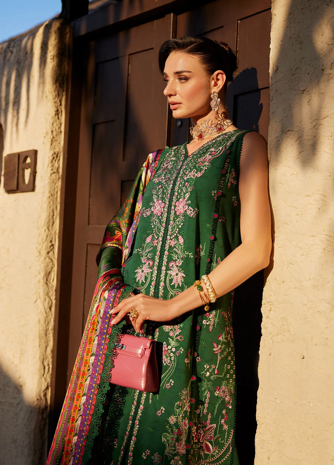 Ariya by Kanwal Malik Unstitched Embroidered Luxury Lawn 3 Piece Suit KM26UA D-8 SERENA - Summer Collection