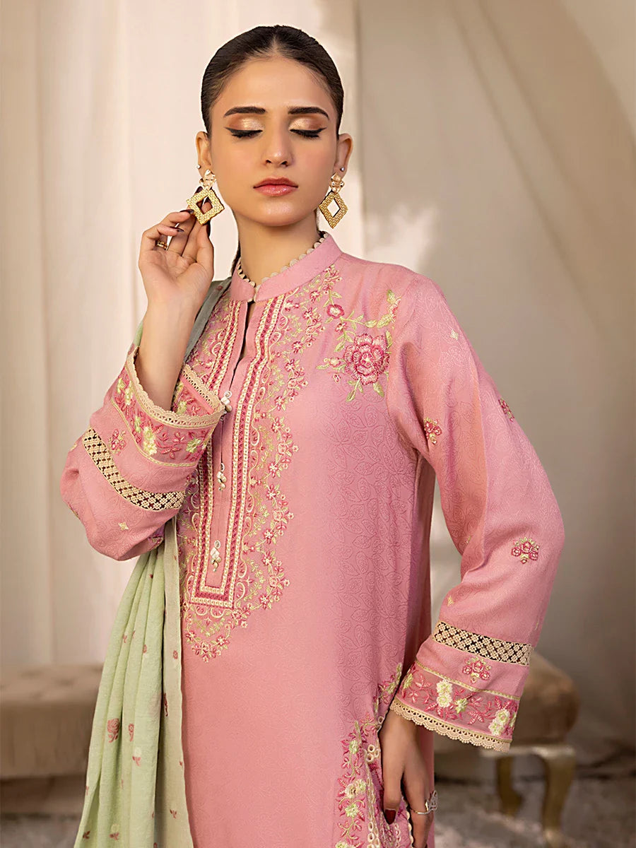 Salitex Women Embroidered Jacquard 2 Piece Suit SPL2PEC035 - Summer Collection