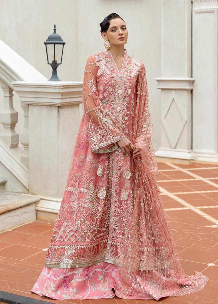 Inception by Mushq Embroidered Net Suits Unstitched 4 Piece MQ25IW D-06 Wings Of Desire - Wedding Collection