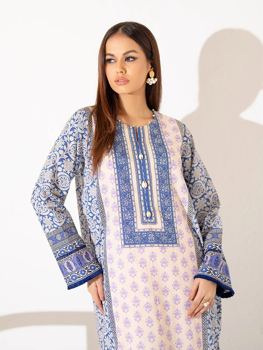 Salitex Women Printed Cambric 2 Piece Suit WRS2BA24AL45 - Winter Collection