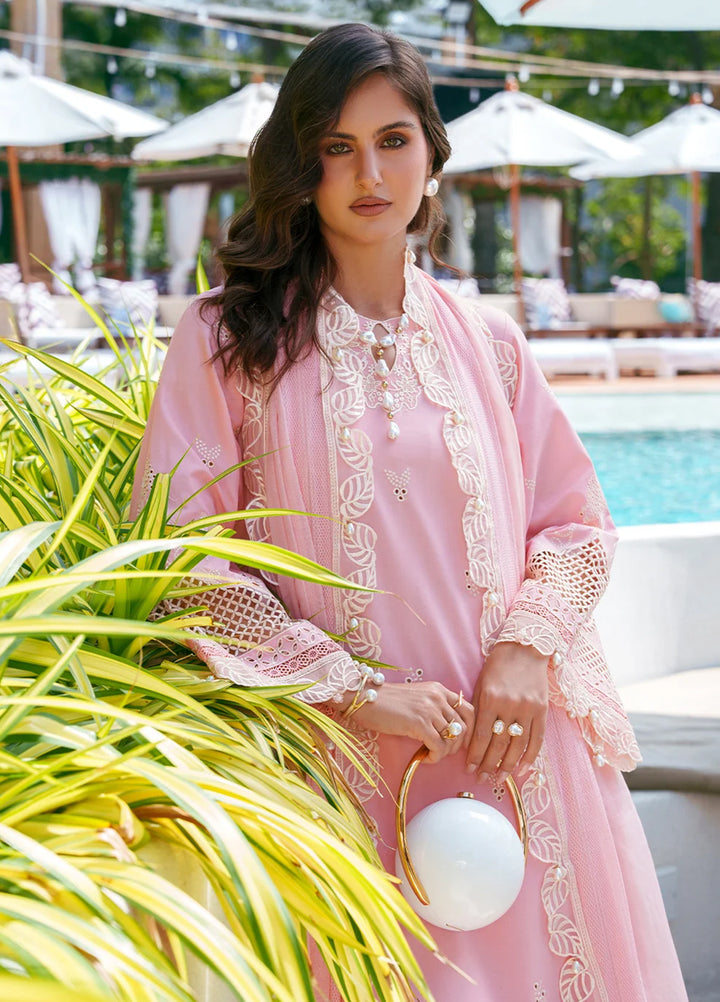 Summer Wine by Izel Unstitched Embroidered Lawn 3 Piece Suit VIANA - Eid Collection