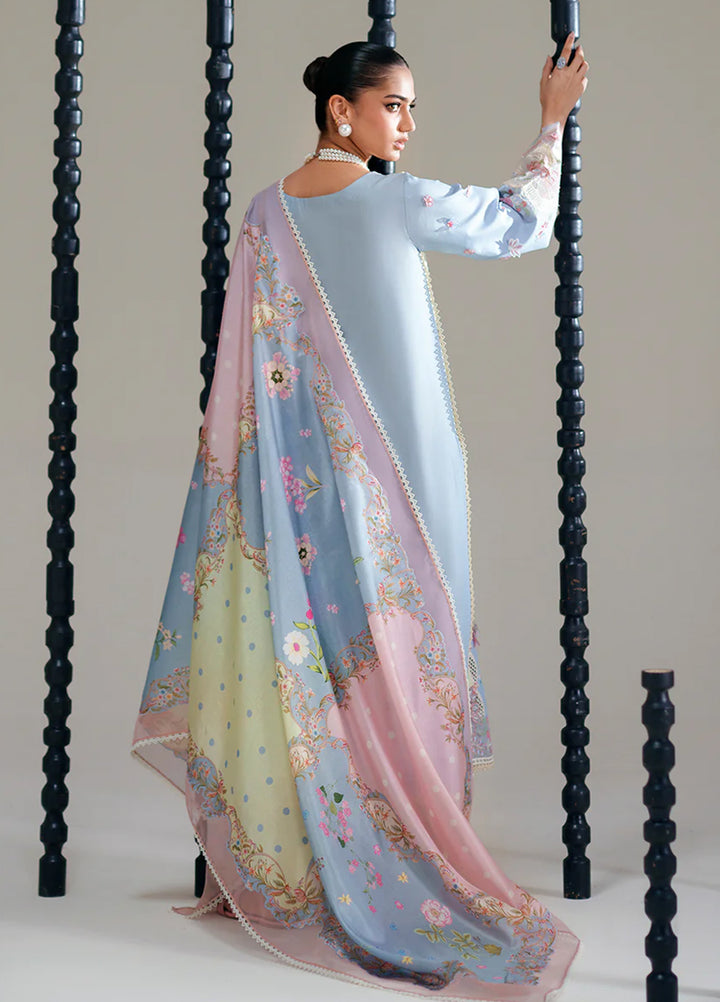 Amour by Bin Ilyas Unstitched Embroidered Lawn 3 Piece Suit BI26ULA 184B - Festive Collection