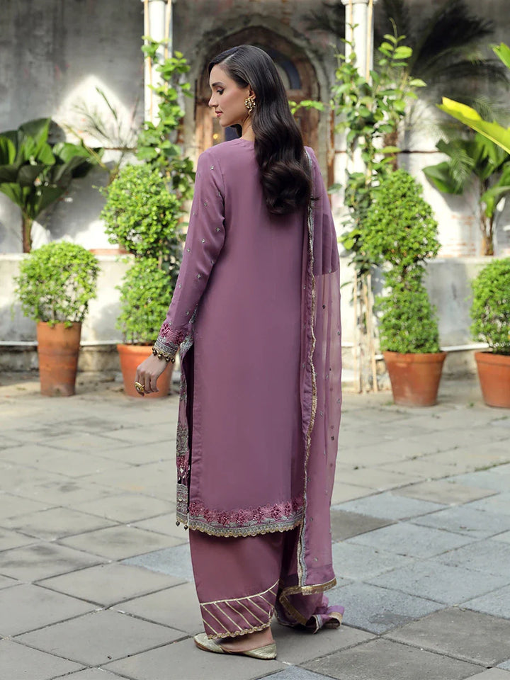 Salitex Women Embroidered Chiffon 3 Piece Suit UNS24CH006 - Summer Collection