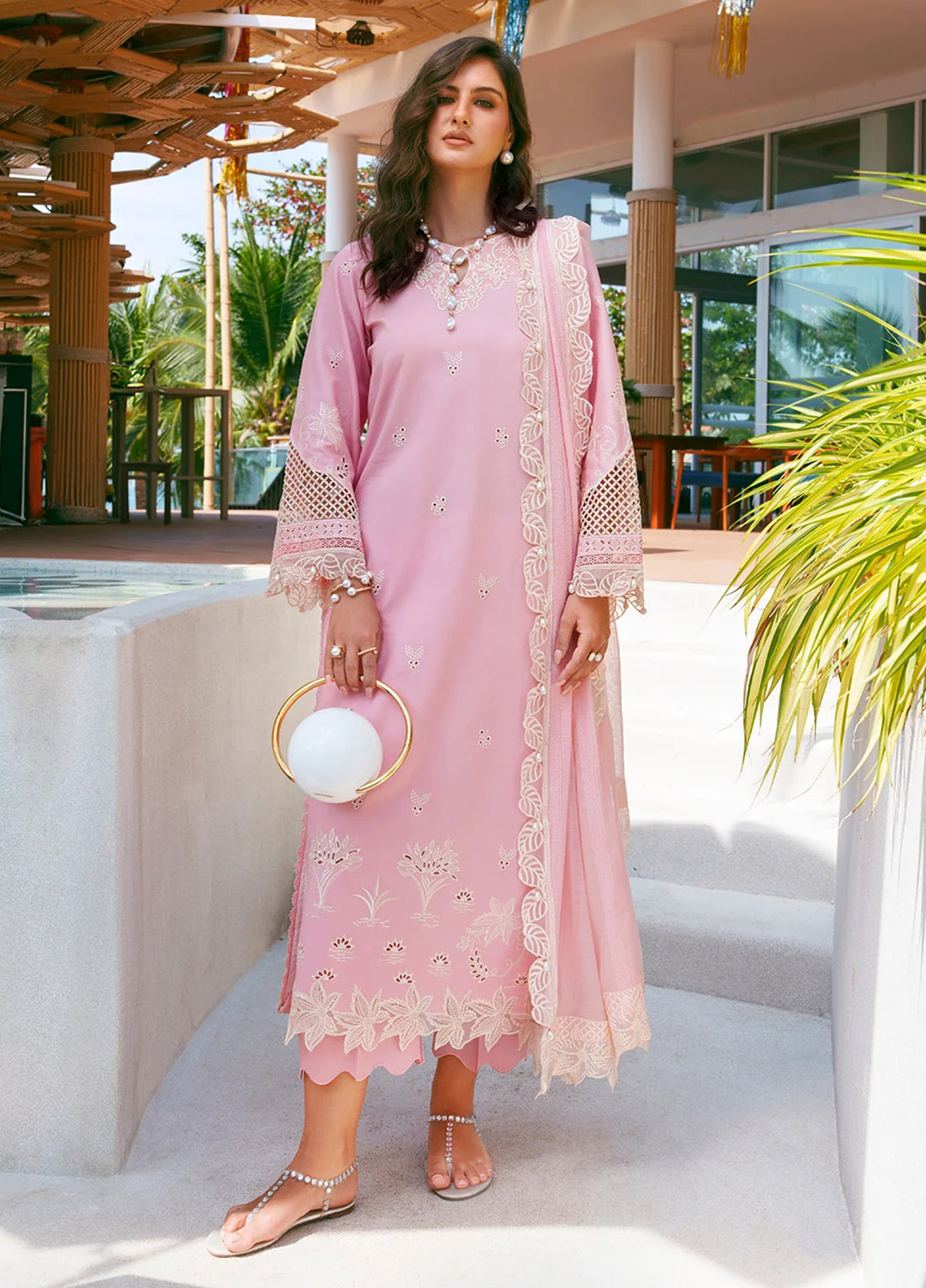 Summer Wine by Izel Unstitched Embroidered Lawn 3 Piece Suit VIANA - Eid Collection