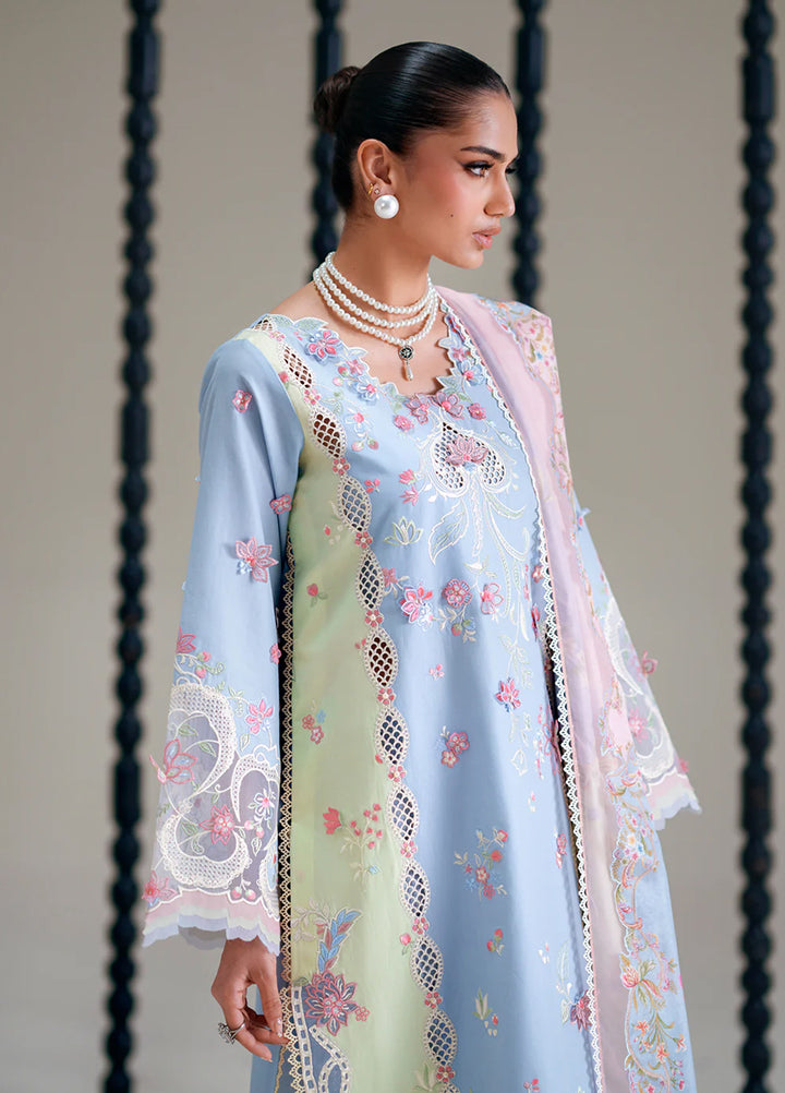 Amour by Bin Ilyas Unstitched Embroidered Lawn 3 Piece Suit BI26ULA 184B - Festive Collection