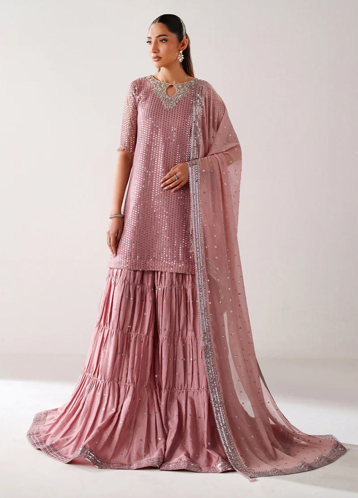 Chantelle by Baroque Unstitched Embroidered Chiffon 3 Piece Suit BQ26UCF UF-4388 - Festive Collection