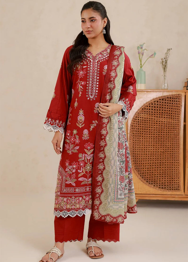 Zellbury Unstitched Printed Lawn 3 Piece Suit ZB26UC WUS26E30511 - Casual Collection