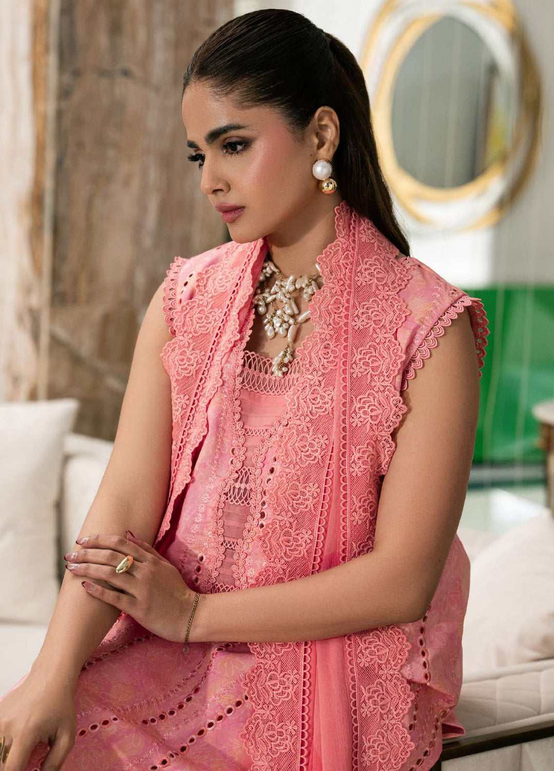 Carnation by Rang Rasiya Unstitched Embroidered Lawn 3 Piece Suit RR26UCL D5 ZOEY - Eid Collection