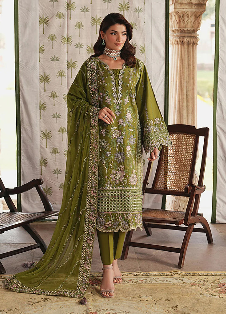 Gulaal Unstitched Embroidered Luxury Lawn 3 Piece Suit GL26USL LUMEVA LL-18 - Festive Collection