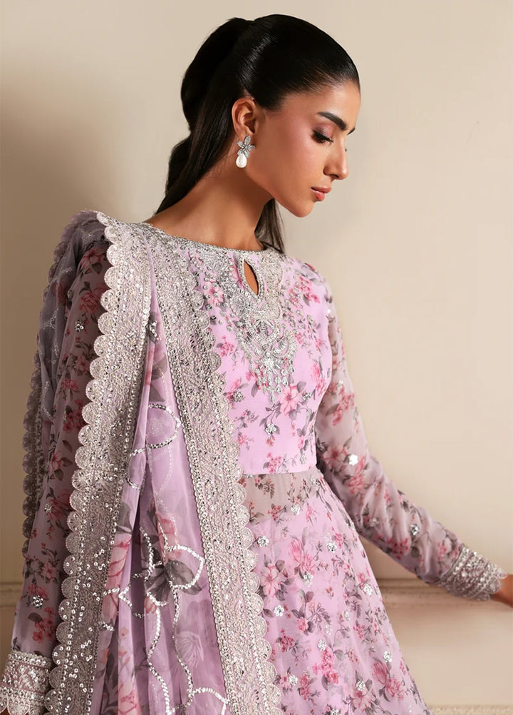 Sirayya by Zarif Unstitched Embroidered Chiffon 3 Piece Suit ZR26US HINAA 09 - Wedding Collection