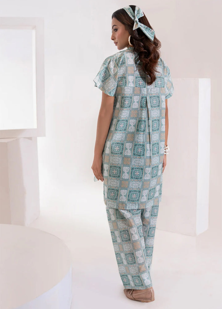 The Print Story by Shamooz RTW Printed Lawn 2 Piece Suit SHM26PL Mist I-L-008 - Casual Collection